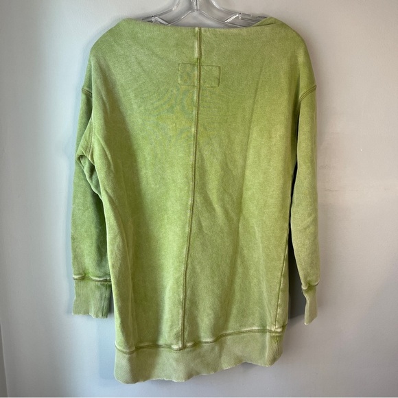 Anthropologie Pilcro and the Letterpress Green Cowl Neck Tunic Sweatshirt - Picture 3 of 8